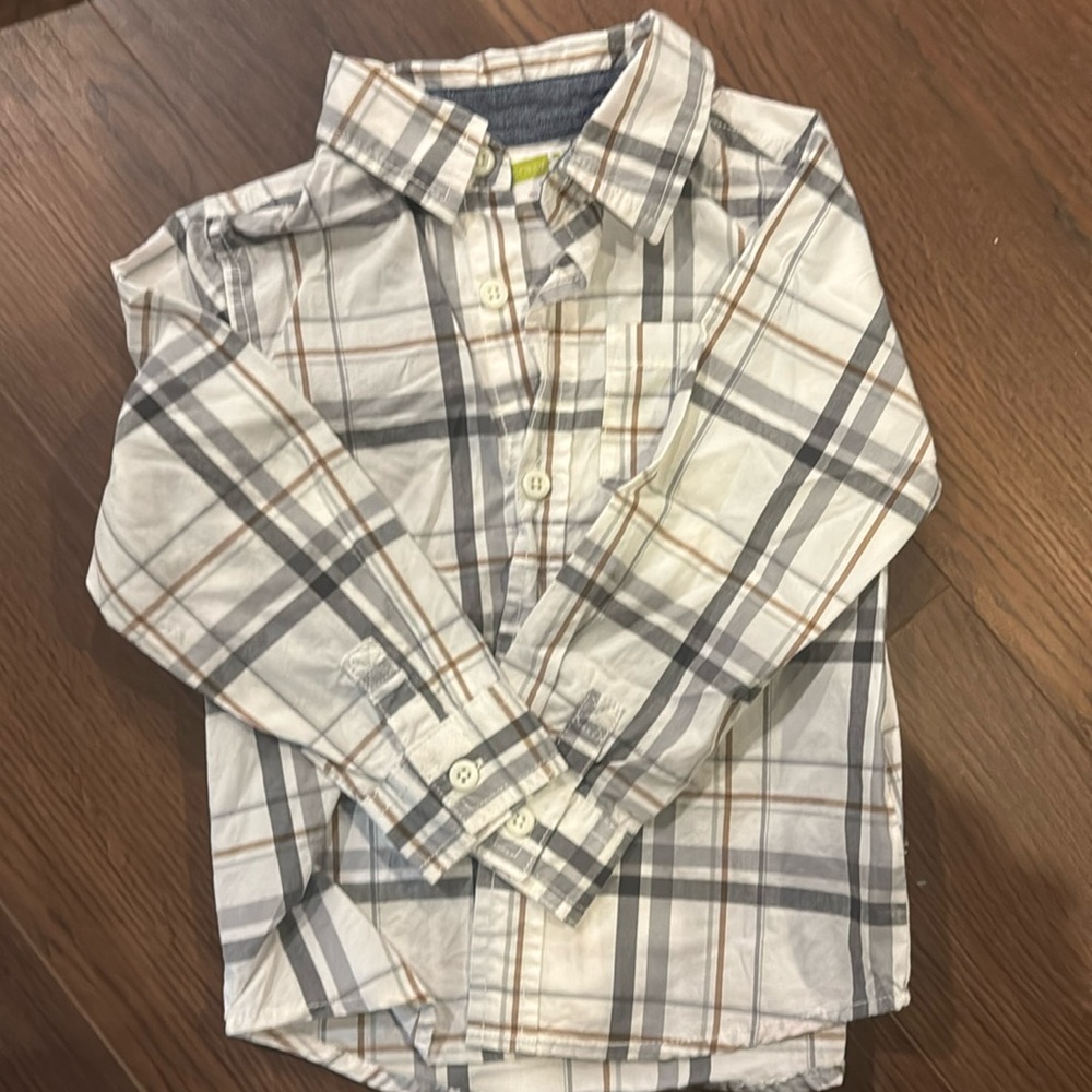 Toddler Boys Button Down Shirt Size 2t